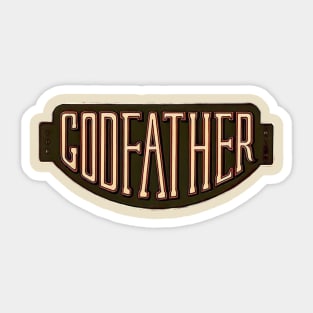 The Godfather t-shirt Sticker